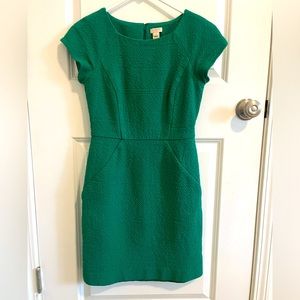 J.Crew Kelly Green Sheath Dress